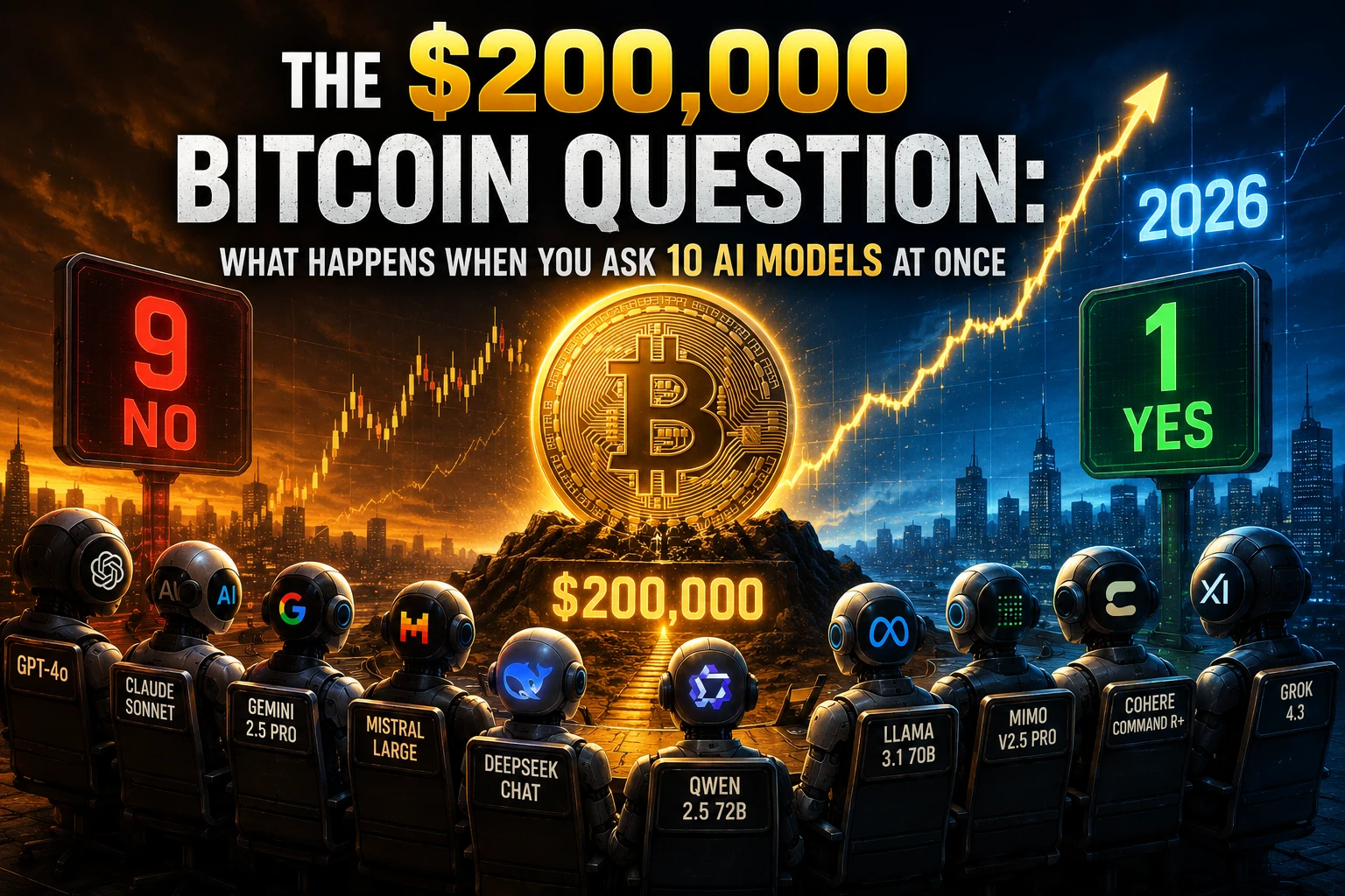 Will Bitcoin Hit $200,000 in 2026? 10 AI Models Weigh In — and the Verdict May Surprise You