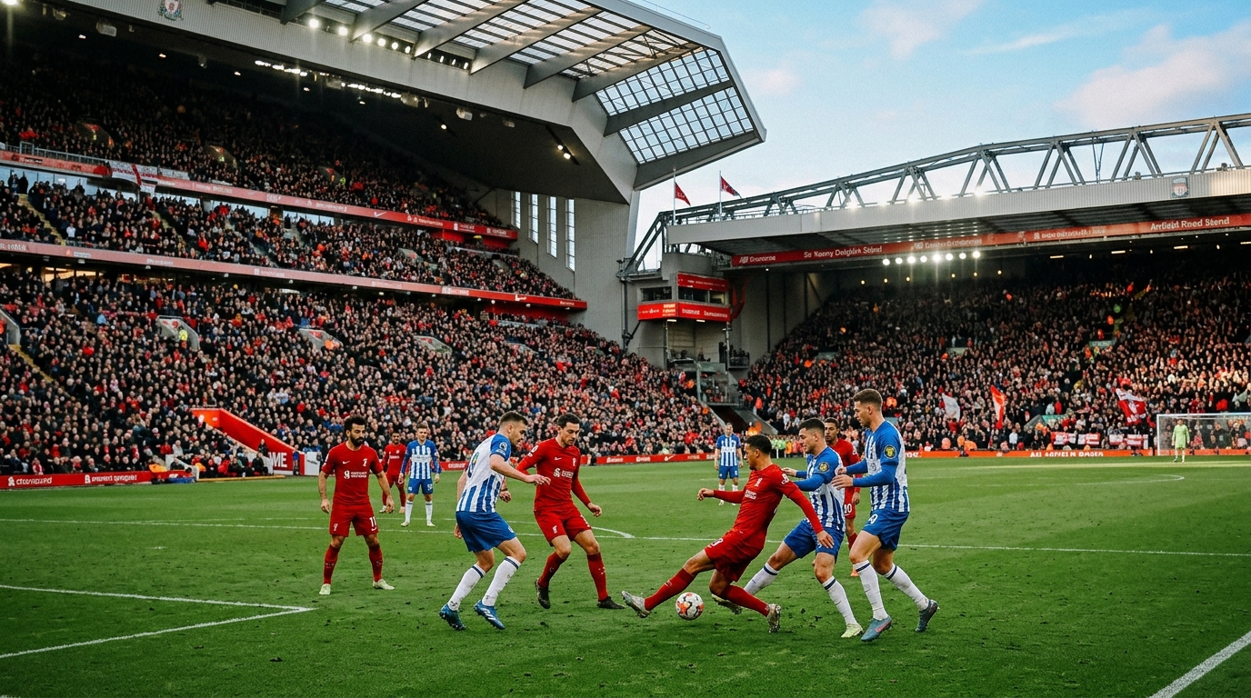 Liverpool vs Brighton Prediction: Anfield Edge Backed by AI