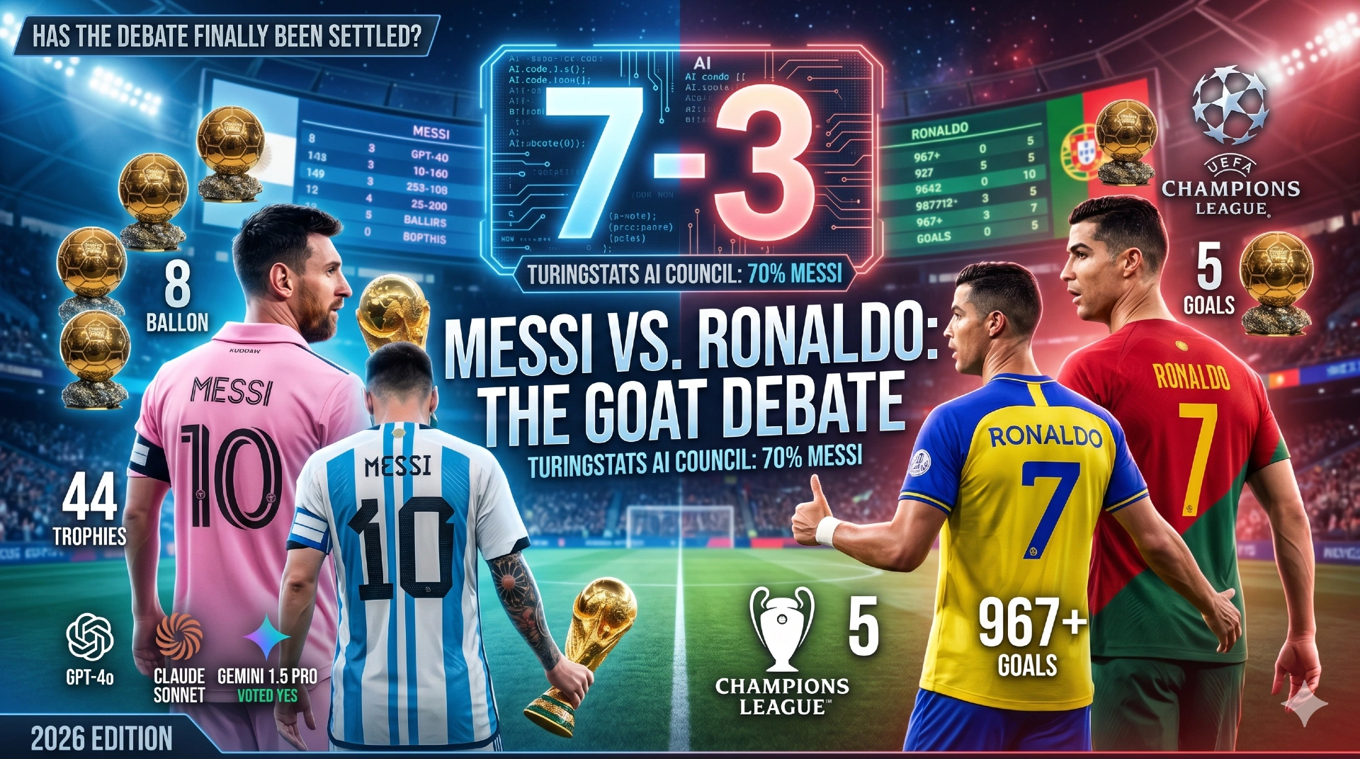 Messi vs. Ronaldo: Has the GOAT Debate Finally Been Settled — Or Is This Football's Greatest Illusion?